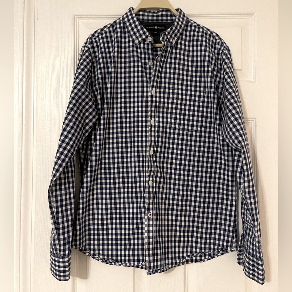 Check or Plaid Patterned Button Down